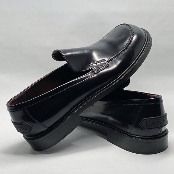 Lanvin Spinto polished leather loafers size 42/us size 9 main image 8